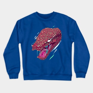 snake head illustration Crewneck Sweatshirt